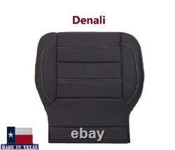 For 2015 2016 2017 2018 GMC Yukon Denali 1500 LEATHER Bottom Seat Cover in Black