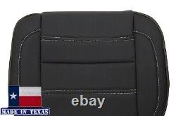 For 2015 2016 2017 2018 GMC Yukon Denali 1500 LEATHER Bottom Seat Cover in Black