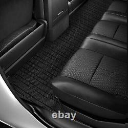 For 2020-2023 Model 3 Front Rear Cargo Liners Black All Season Floor Mats 6Pcs