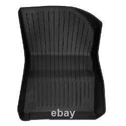 For 2020-2023 Model 3 Front Rear Cargo Liners Black All Season Floor Mats 6Pcs