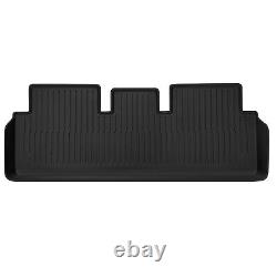 For 2020-2023 Model 3 Front Rear Cargo Liners Black All Season Floor Mats 6Pcs