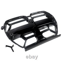 For 2021-2024 Bmw M3 G80 M4 G82 G83 Csl Style Abs Gloss Black Front Grill Grille