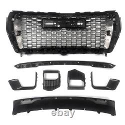 For 2021-2024 GMC Yukon/XL Denali Style Front Grille Hood Trim Molding Set 7PCS