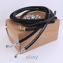 For GM Hydroboost Brake Booster 3 Line High Pressure Hose Kit with AN Fittings