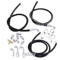 For GM Hydroboost Brake Booster 3 Line High Pressure Hose Kit with AN Fittings