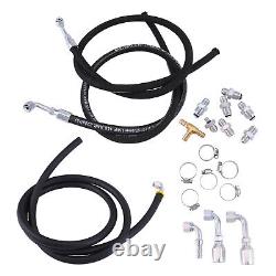 For GM Hydroboost Brake Booster 3 Line High Pressure Hose Kit with AN Fittings