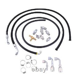 For GM Hydroboost Brake Booster 3 Line High Pressure Hose Kit with AN Fittings