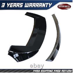For Jeep Grand Cherokee All Models 13-21 SRT Style Rear Roof & Mid Spoiler Wing