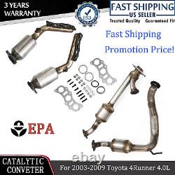 For Toyota Tacoma 05-11 4Runner 03-09 4.0L All 4 Catalytic Converters Direct Fit