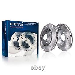 Front Rear Drilled Disc Rotors Brake Pads for BMW 228i xDrive Gran Coupe X1 X2