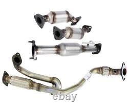 GMC Acadia 3.6L All Three Catalytic Converters & Flex Pipe 2009-2017 4 PIECES