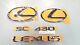 Genuine Lexus Sc430 Emblem Letter Word Kit Complete 2006 2007 2008 2009 2010