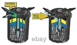 Half Off Ponds HOPPF3000 Pressure Filter 18-Watt UV for Ponds To 3,000 Gallons