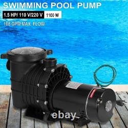 Hayward 1.5HP Swimming Pool Pump In/Above Ground with Motor Strainer Filter Basket