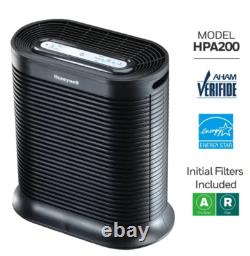 Honeywell HEPA Air Purifier HPA200 Large Room 310 sq. Ft. Allergen Plus