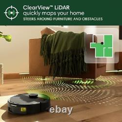 IRobot Roomba 105 Robot Vacuum + AutoEmpty Dock, Cleans in Rows, LiDAR NEW