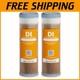 Industrial Grade Refillable Water Filter Cartridges 2-pack For Ultimate Purity