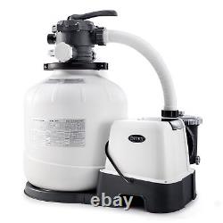 Intex 2,650 GPH 16 Krystal Clear Saltwater System and Sand Filter Pump