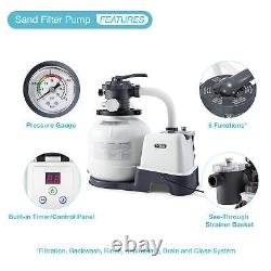 Intex 2,650 GPH 16 Krystal Clear Saltwater System and Sand Filter Pump