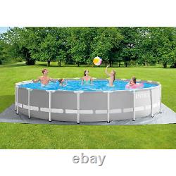 Intex 20ft x 52in Prism Frame Above Ground Swimming Pool Set with Filter Pump