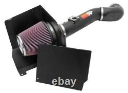 K&N COLD AIR INTAKE 77 SERIES BLACK FOR Chevy Silverado HD 6.0L 2011 2012 2013