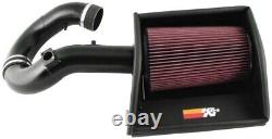 K&N COLD AIR INTAKE 77 SERIES BLACK FOR GMC C4500 C5500 Topkick 6.6L 04-05