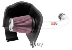 K&N COLD AIR INTAKE 77 SERIES POLISHED FOR Chevy Silverado 1500 5.3/6.2L 14-18