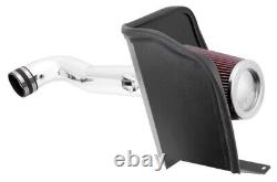 K&N COLD AIR INTAKE 77 SERIES POLISHED FOR GMC Sierra 1500 5.3/6.2L 14-18