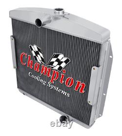 Kool Champion 3 Row All Aluminum Radiator for 1955 1956 Pontiac Chieftan #CC55PO