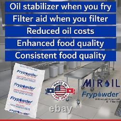 L112 Fry Powder Oil Stabilizer and Filter Aid, Deep Fryer Cooking Oil Saver