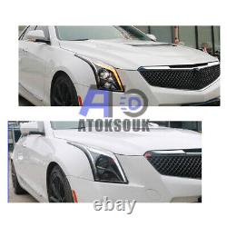 LED Headlight For Cadillac ATS 2013-19 LED Sequential Animation Replace Halogen