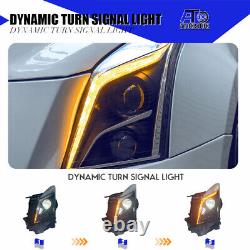 LED Headlight For Cadillac ATS 2013-19 LED Sequential Animation Replace Halogen