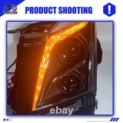 LED Headlight For Cadillac ATS 2013-19 LED Sequential Animation Replace Halogen