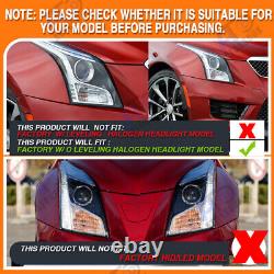 LED Headlight For Cadillac ATS 2013-19 LED Sequential Animation Replace Halogen