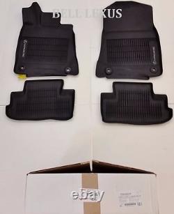Lexus Factory All Weather Floor Mat Liner Set 2015-2022 Rc350 Rwd Black