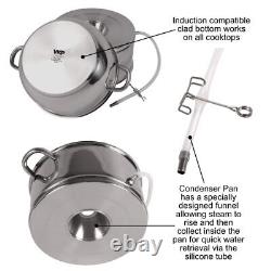 Little Creek Stainless Steel Water Distiller, 2 Gallon Capacity, Works on all