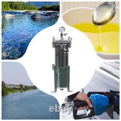 Multi-purpose #4 Bag Filter Housing Industrial Sock Filter 10T/h Stainless Steel