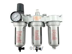 NEW 1/2 Compressed Air Filter Regulator / Desiccant Dryer / Coalescing Filter