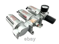NEW 1/2 Compressed Air Filter Regulator / Desiccant Dryer / Coalescing Filter