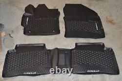 New 2020-2022 Toyota Corolla All Weather Floor Mat Set Oem