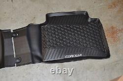 New 2020-2022 Toyota Corolla All Weather Floor Mat Set Oem