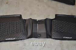 New 2020-2022 Toyota Corolla All Weather Floor Mat Set Oem