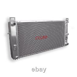 New All Aluminum Radiator For GMC Sierra 1500 2Rows 2001-2013 34 Core