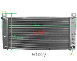 New All Aluminum Radiator For GMC Sierra 1500 2Rows 2001-2013 34 Core