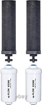 New Authentic Black Berkey Filters & PF-2 Fluoride Filters Combo Free Shipping