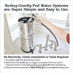 New Authentic Black Berkey Filters & PF-2 Fluoride Filters Combo Free Shipping