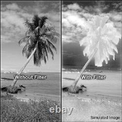 New Tiffen 77mm Infra-Red 87 Filter Absorbs All Visible Light