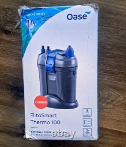 OASE FiltoSmart Thermo 100 Aquarium Heater Filter 55163 Open Box