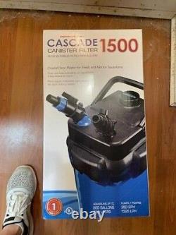 Penn-Plax Cascade 1500 Aquarium Canister Filter New