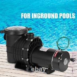 Pool Pump 2HP Swimming Pool Pump In/Above Ground with Motor Strainer Filter Basket